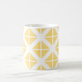 Mug Motif triangle à la mode jaune (Centre)
