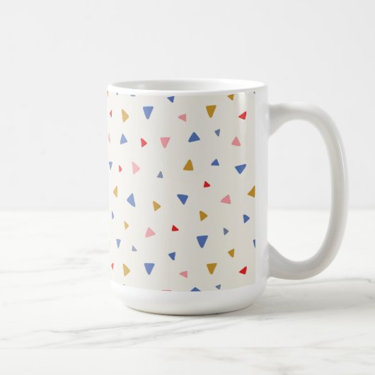 Mug Motif triangle à main (Droite)