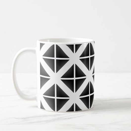 Mug Motif triangle Black Trendy (Gauche)