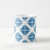 Mug Motif triangle bleu tendance (Centre)