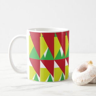Mug Motif triangle coloré