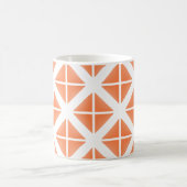 Mug Motif triangle Orange tendance (Centre)