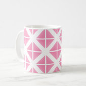 Mug Motif triangle rose tendance (Devant gauche)