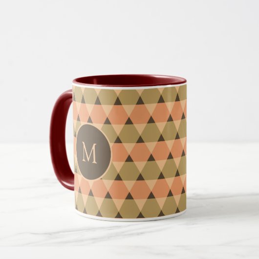 Mug Motif triangles (Devant gauche)