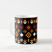 Mug Motif triangulaire géométrique (Devant gauche)