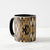 MUG MOTIF TRIANGULAIRE RUSTIQUE TRIBAL (Devant gauche)