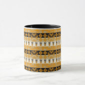 Mug Motif tribal africain de rayures d'Etnic (Centre)