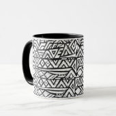 Mug Motif tribal Artsy inspiré (Devant gauche)