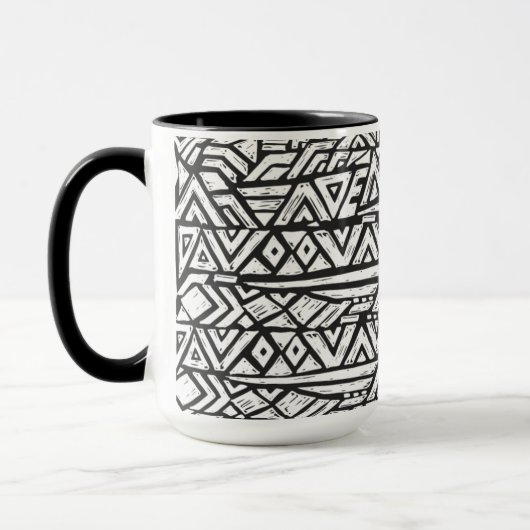Mug Motif tribal Artsy inspiré (Gauche)