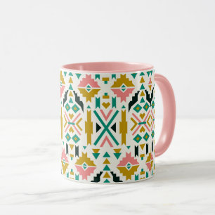Mug Motif tribal coloré