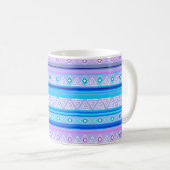 Mug motif tribal ethnique géométrique d'Amérindien (Devant droit)