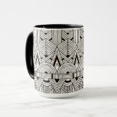 Mug Motif tribal inspiré (Devant gauche)