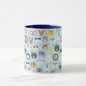 Mug Motif tribal mignon de visage (Centre)