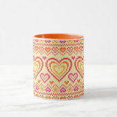 Mug Motif tricoté par Saint-Valentin (Centre)