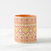 Mug Motif tricoté par Saint-Valentin (Centre)