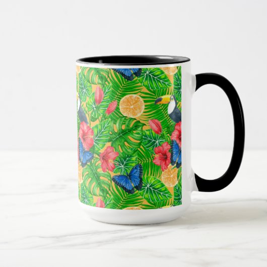Mug Motif tropical (Droite)