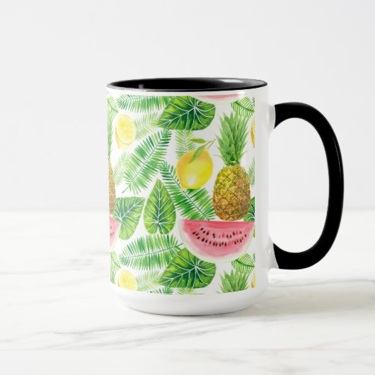 Mug Motif tropical (Droite)
