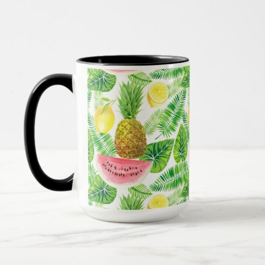 Mug Motif tropical (Gauche)