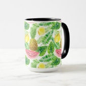 Mug Motif tropical (Devant droit)