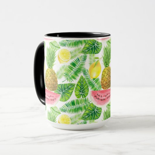 Mug Motif tropical (Devant gauche)