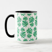 Mug Motif tropical avec feuilles monstères (Gauche)