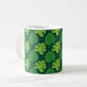 Mug Motif tropical avec liana et feuilles monstères (Devant gauche)