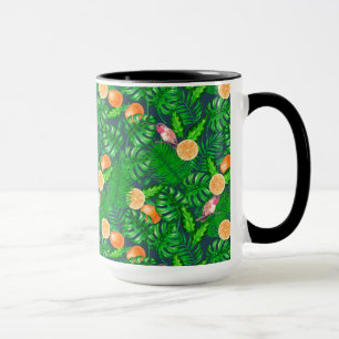 Mug Motif tropical, colibris
