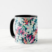 Mug Motif tropical coloré (Devant gauche)