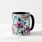 Mug Motif tropical coloré (Devant droit)