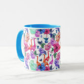 Mug Motif tropical d'aquarelle (Devant gauche)