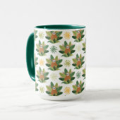 Mug Motif tropical de paresse (Devant gauche)