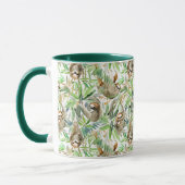 Mug Motif tropical de paresse d'aquarelle (Gauche)