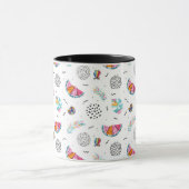 Mug Motif tropical d'été de style de Memphis (Centre)