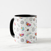 Mug Motif tropical d'été de style de Memphis (Devant gauche)