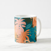 Mug Motif tropical feuille coloré (Devant droit)