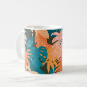 Mug Motif tropical feuille coloré (Devant gauche)