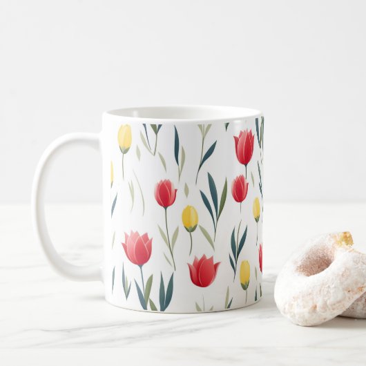 Mug Motif Tulip (Avec donut)