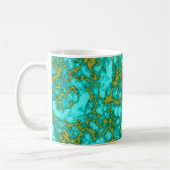 Mug Motif turquoise (Gauche)