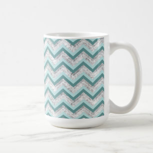 Mug Motif turquoise et Crystal Zigzag