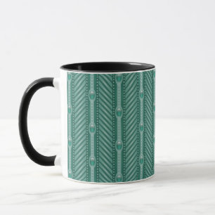 Mug Motif turquoise ornemental