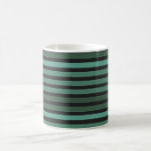 Mug Motif uni rayé vert rétro (Centre)