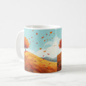 Mug Motif unique, automne (Devant gauche)