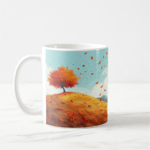 Mug Motif unique, automne