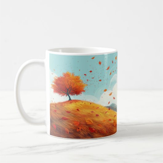 Mug Motif unique, automne (Gauche)