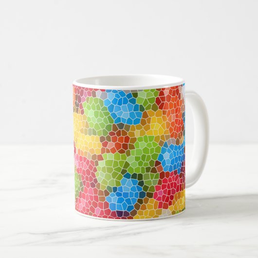 Mug Motif unique lumineux et coloré (Devant droit)