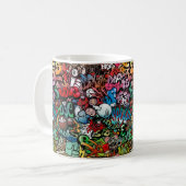 Mug Motif urbain de caractères de graffiti d'art de (Devant gauche)