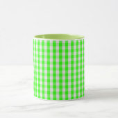 Mug Motif vert au néon de guingan (Centre)