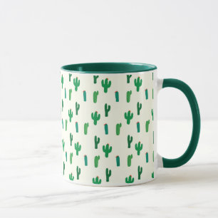 Mug Motif vert clair de cactus