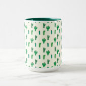 Mug Motif vert clair de cactus (Centre)
