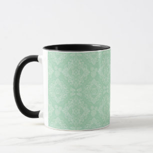 Mug Motif vert de damassé